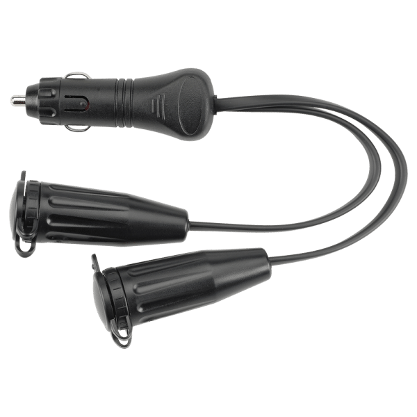 12 Volt Cigarette Plug To 12 Volt Dual Merit Socket