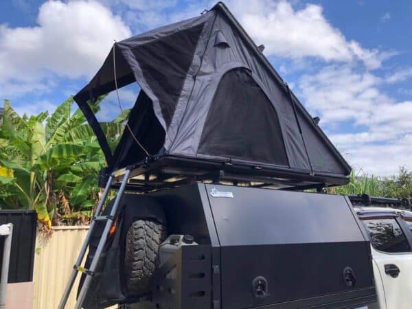 TRUE ADVENTURE OUTDOOR ALLOY ROOF TOP TENT CHARCOAL - Image 4